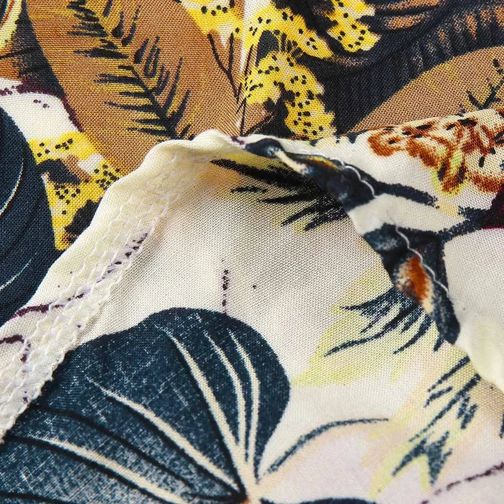 Women's V-neck Waist-fitted Skort Irregular Bottom 9736