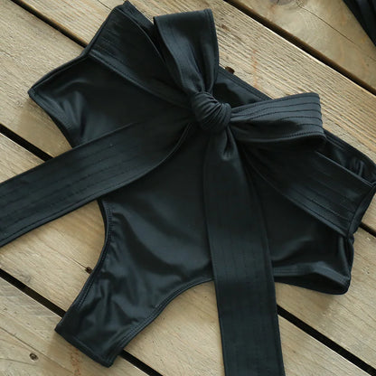 Two-Pieces Women Floral 2025 Push-Up Padded Bra Ruffles Bandage Bikini Set Swimsuit Swimwear Bathing Suit Beachwear Biquini