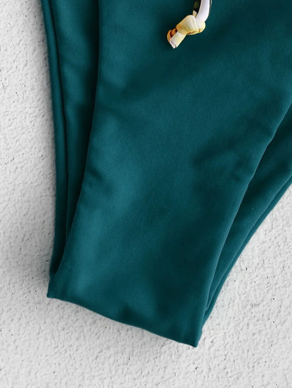 Sunflower Printed Bikini Set Sexy Swimwear Women 2025 Mujer Push Up Padded Biquini Bathers Bandage Bathing Suit Swimsuit Bikini