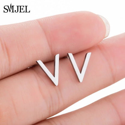 SMJEL Multiple Stainless Steel Stud Earrings for Women Girls Fashion Minimalist Skull Ghost Music Earrings Jewelry Punk Gifts