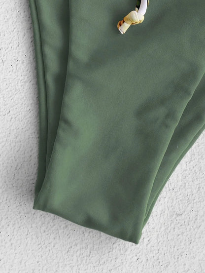 Sunflower Printed Bikini Set Sexy Swimwear Women 2025 Mujer Push Up Padded Biquini Bathers Bandage Bathing Suit Swimsuit Bikini