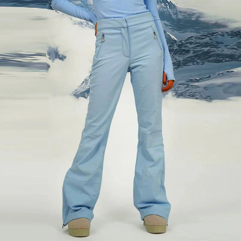 Cotton Ski Women's Winter Jumpsuit Sets Zipper Loose Jacket Straight Pants Suits Skiwear Snow Commute Street Outdoors Romper