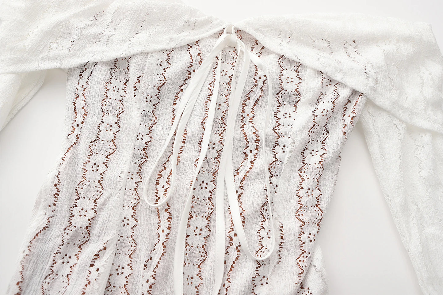 Suninheart White Off The Shoulder Autumn Bodycon Dress 2025 Long Sleeve Elegant Lace Maxi Dress Wedding Guest Dress for Women