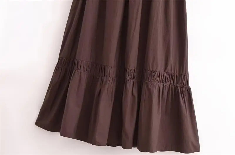 Dresses Summer Women's 2025 New Chic Tube Top Hanging Neck Holiday Dress Women's Street Fashion Party Long Dress