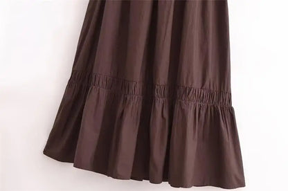 Dresses Summer Women's 2025 New Chic Tube Top Hanging Neck Holiday Dress Women's Street Fashion Party Long Dress