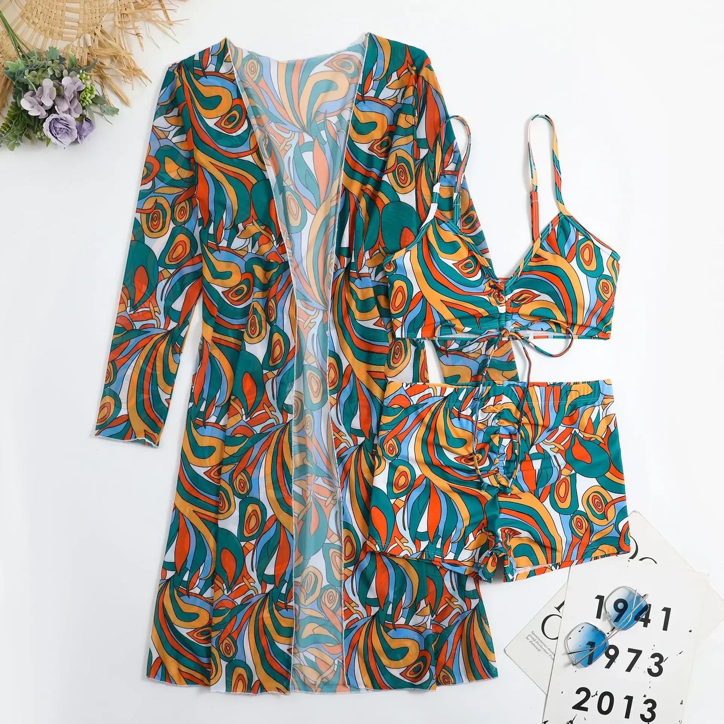 2024 Sexy Separate Swimsuits Tankini Female Swimwear Sports Beach Wear Two Piece Bathing Suits Girls Pool Women Swimming Suit