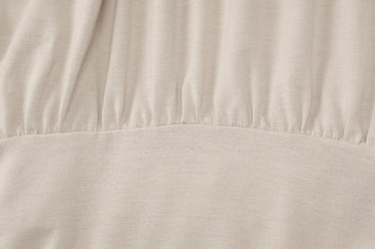 Dulzura Off Shoulder Long Sleeves Ruched Patchwork Mini Dress Women’S Sexy Elegant Casual Outfit Party Clubwear Spring Summer