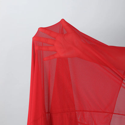 Vintage White Swimsuit Women Metal Oyster Buckle Push Up Mesh Long Skirt 3 Piece Bikini Set 2025 Holiday Bathing Suit Swimwear