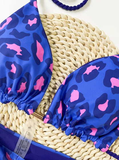 RUOTONGSEPT Sexy Leopard Print Bikini Set Swimsuit Women's Swimwear For Female Biquini Two Piece Beachwear 2023 New Bathing Suit