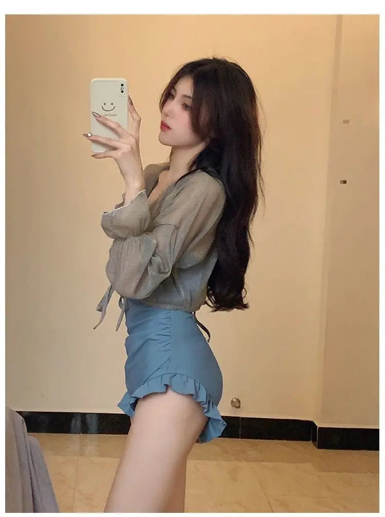 Fashion Women Sexy Beach Bikini One Piece Swimming Suit Holiday Beachwear Swimwear Summer Backless Bikini Bathing Suit