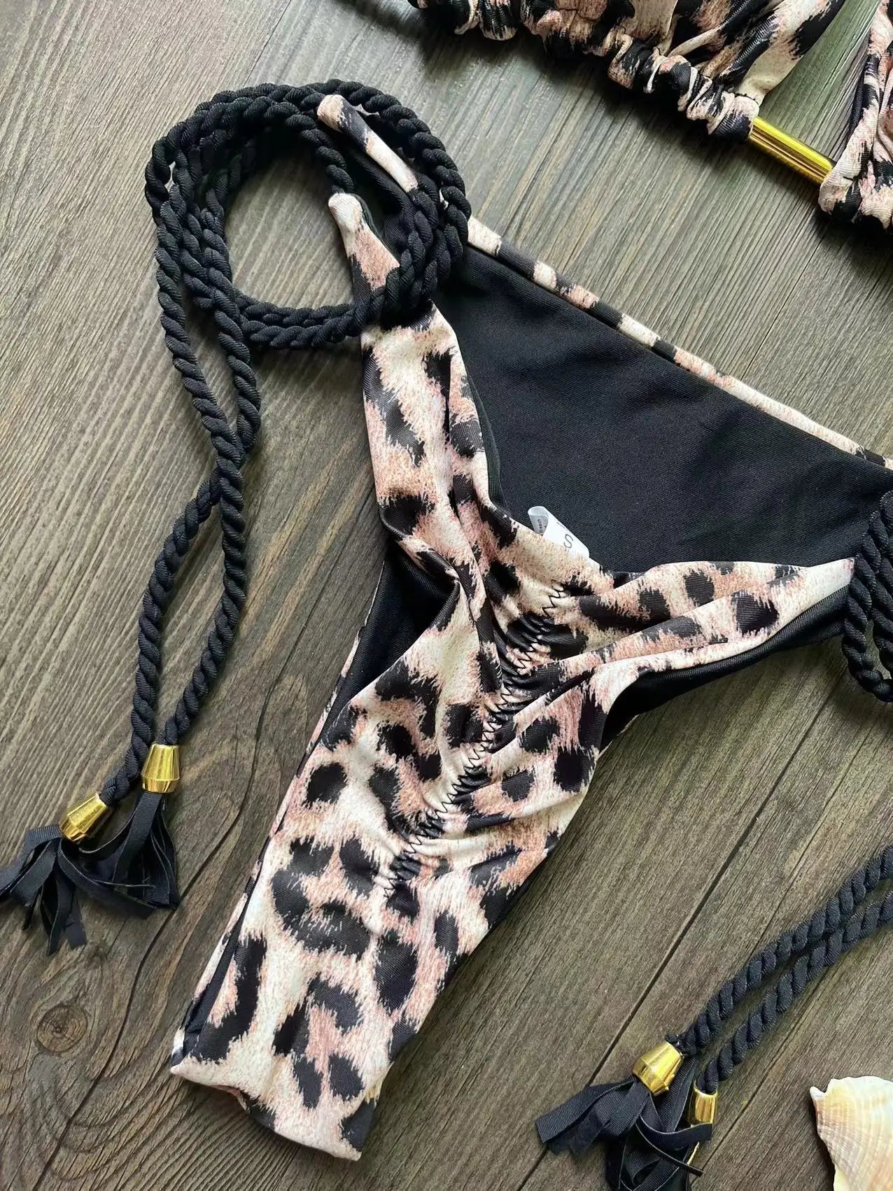 RUOTONGSEPT Sexy Leopard Print Bikini Set Swimsuit Women's Swimwear For Female Biquini Two Piece Beachwear 2023 New Bathing Suit