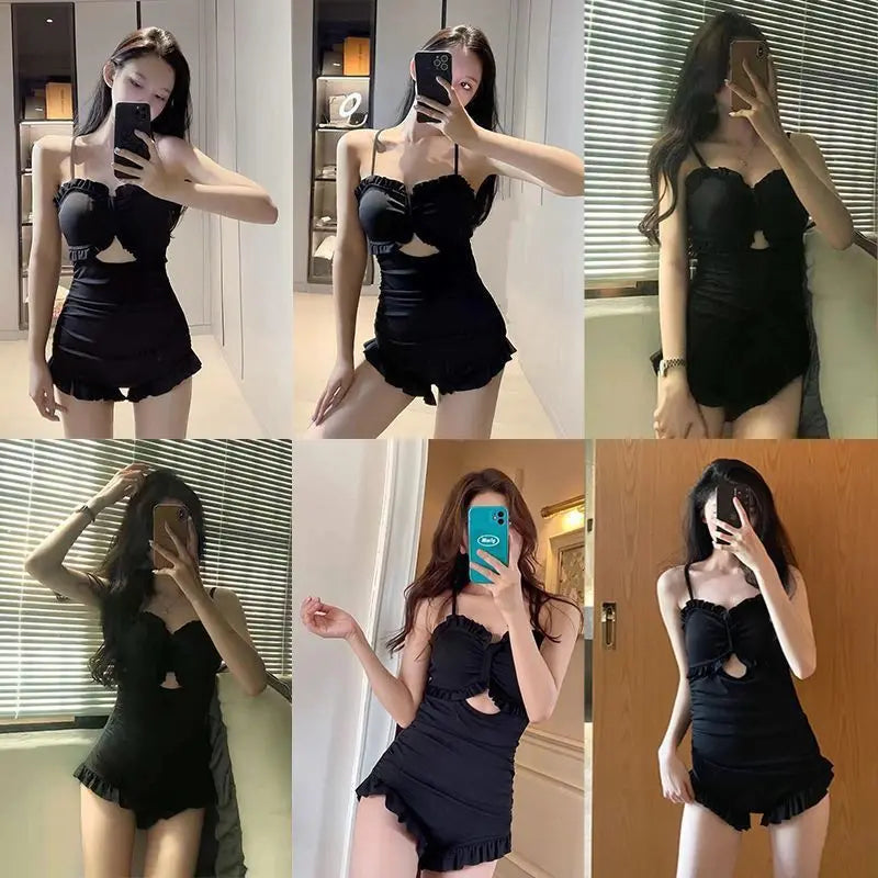 Fashion Women Sexy Beach Bikini One Piece Swimming Suit Holiday Beachwear Swimwear Summer Backless Bikini Bathing Suit
