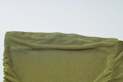 Hugcitar Halter Solid Sleeveless Backless Ruched Sexy Bodycon Maxi Prom Dress Summer Women Elegant Outfit Evening Party Birthday