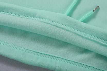 Winter Tracksuit Women Two Piece Set - Oversized Hoodie Sweatpants Solid Color Sportswear Suit |Casual Sweatshirt Trouser Set