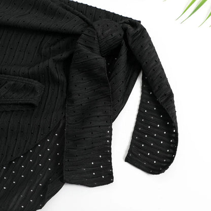 2025 Summer Halter Bikini 3 Pieces Women Special Material Sexy Thong Swimwear With Sarong Skirt White/Black/Pink/Green Beachwear