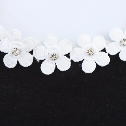 HH Female Summer Sexy Slim Dress 2 Color Solid Square Collar Sleeveless Backless Flower Decoration Women's Fashion Dresses