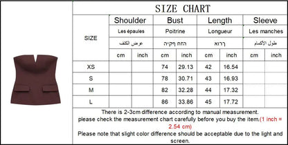 TFMLN Spring Summer Women Strapless Crop 2025 Tops Basic Sleeveless Office Lady Tops Trend Street Classic Solid Tube Tops