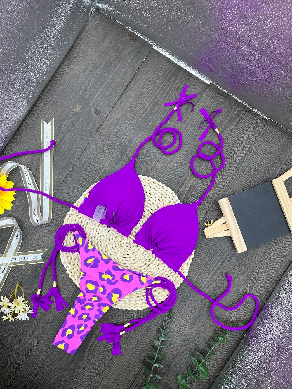 RUOTONGSEPT Sexy Leopard Print Bikini Set Swimsuit Women's Swimwear For Female Biquini Two Piece Beachwear 2023 New Bathing Suit