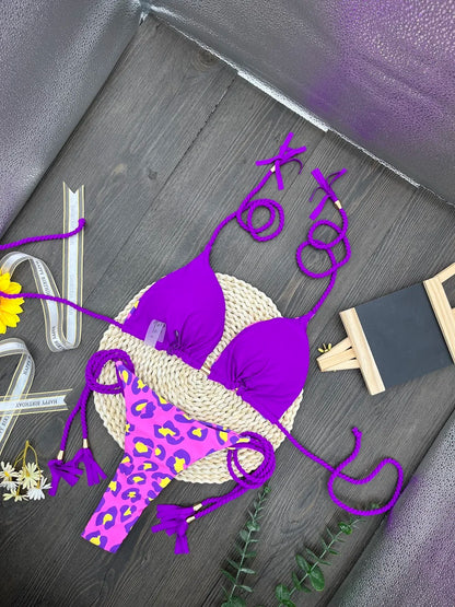 RUOTONGSEPT Sexy Leopard Print Bikini Set Swimsuit Women's Swimwear For Female Biquini Two Piece Beachwear 2023 New Bathing Suit