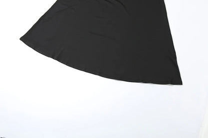 Sisterlinda Backless Fashion Dresses Elegant Halter Patchwork Draped Maxi Bodycon Female Solid Simple Evening Party Frock New