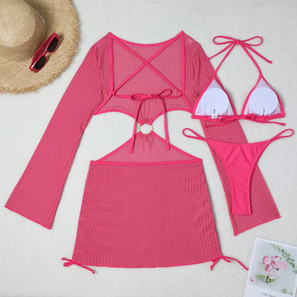 2025 Sexy Bikinis Female Swimsuits Women's Three-Piece Swimwear Beach Swim Wear Bathing Suits Brazilian Bikini Set Pool Bather