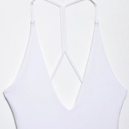 Women's Dresses 2025 Halter Pink Mini Dresses Chic v Neck Layer Ruffles Hem Dress A Line Vestido Summer Ladies Street Party Wear