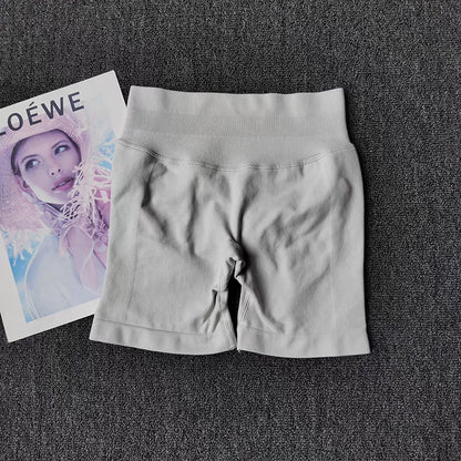 2 Pieces Yoga Suit for Women Seamless Fitness Gym Clothes Halter Sports Bra Matching Impact Shorts Workout Sets Gym Set Outfit