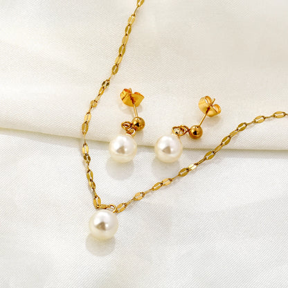 LUXUKISSKIDS Fashion Cubic Love Heart Minimalist Jewelry Set Necklace Earrings Bracelets Stainless Steel Women/Girls Accesories