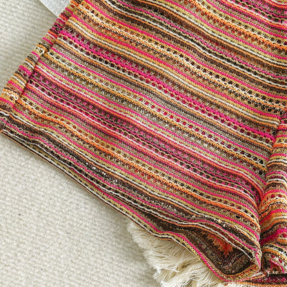 sexy knitted striped halter tie bikinis sets three pieces with shorts swimsuits beachwear bathing suit swimwear biquini tankini