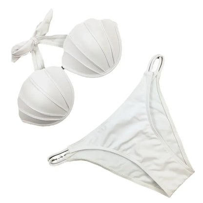 New Arrival Gradient Shell Bikini Swimsuit 4 Styles Mermaid Swimwear Special Offer Women's Fashionable Beachwear from China