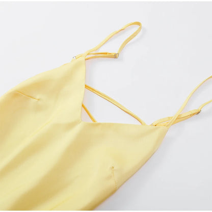 Women Elegant Printed Long Dress Chic Back Lace Up Slim Fish Tail Pendulum Sling Robes 2025 New Lady Party Club Evening Gowms