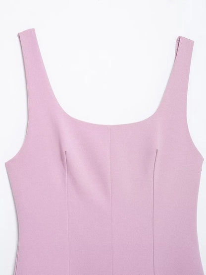 MUJER 2025 Pleated Mini Dress Women Jumpsuit Backless Short Dresses for Women Straps Playsuit Dress Woman Party Women's Dress