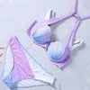 New Arrival Gradient Shell Bikini Swimsuit 4 Styles Mermaid Swimwear Special Offer Women's Fashionable Beachwear from China