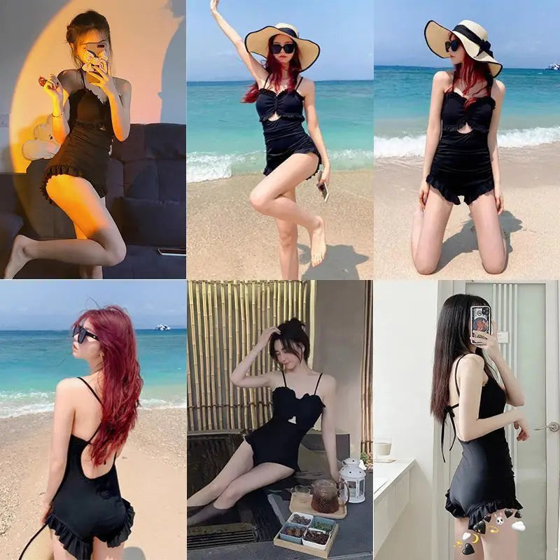 Fashion Women Sexy Beach Bikini One Piece Swimming Suit Holiday Beachwear Swimwear Summer Backless Bikini Bathing Suit