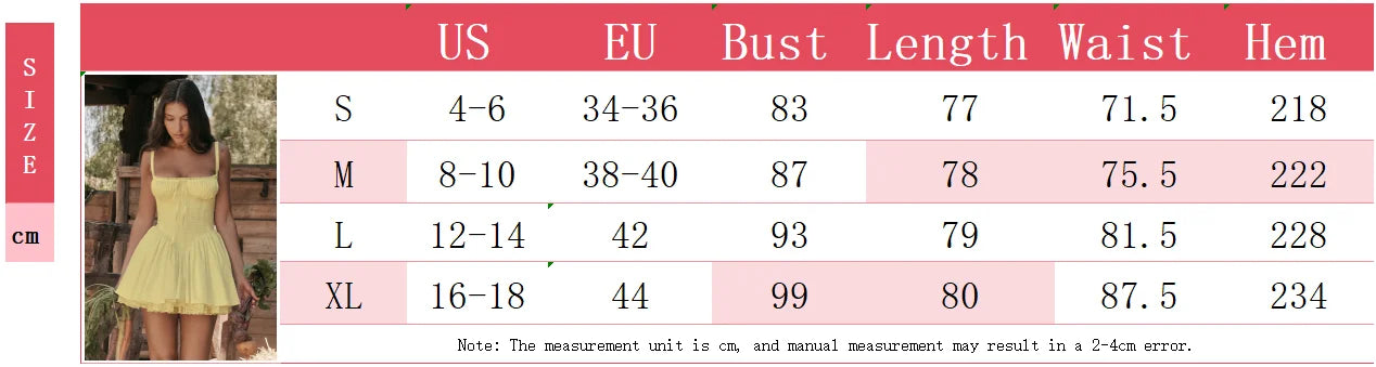 Sexy Lace Floral Corset Short Dress Elegant Women's White Yellow Sundress Female High Waist Mini Sun Dresses Summer 2025 New In