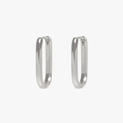 2/6PCS Mariasz Minimalist Stainless Steel Huggie PVD Plated Gold Color Square Hoop Earrings for Women Men Classic Jewelry