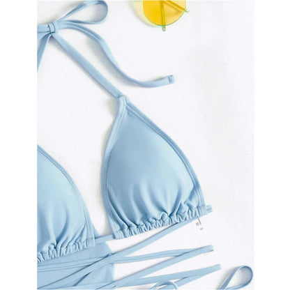 S - XL With Tassel Skirt Long Sleeve Bikini Women Swimwear Female Swimsuit Four-pieces Bikini set Bather Bathing Suit Swim V7060