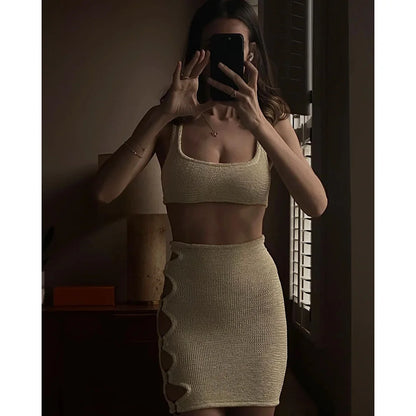 Sexy 3pieces Micro Bikinis 2025 Women Swimsuit Solid Swimwear With Skirt Brazilian Bikini Set Beachwear Thong Biquini