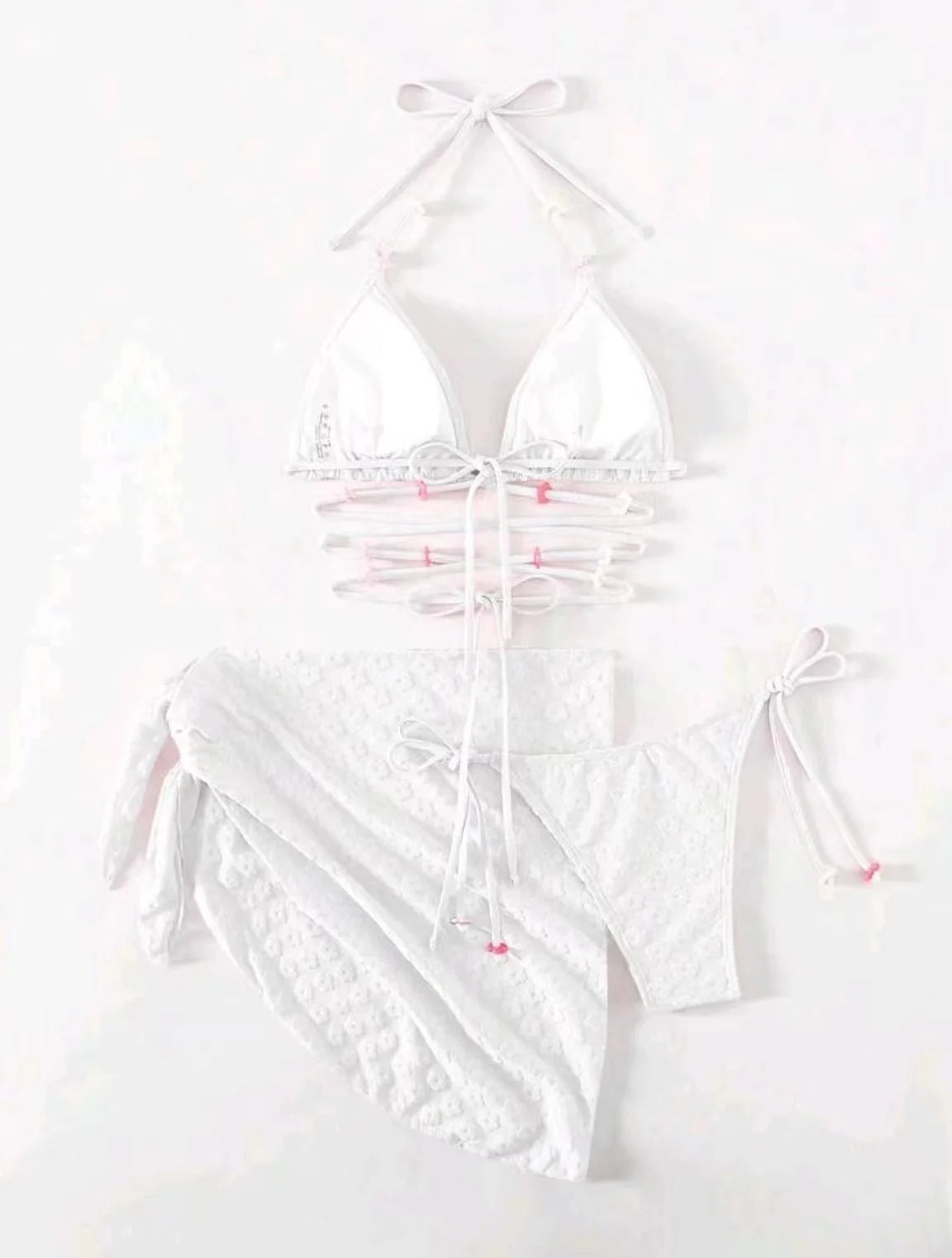 Pink Sexy Bikinis Swimsuits Women's Swimwear Push Up Female Beach Swimming Wear Girls Bathing Suits Brazilian Bikini Pool Bather