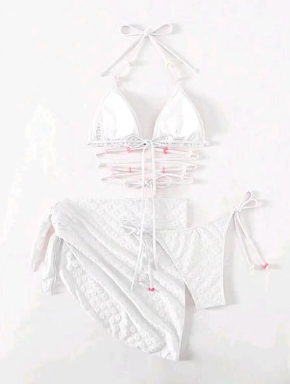 Pink Sexy Bikinis Swimsuits Women's Swimwear Push Up Female Beach Swimming Wear Girls Bathing Suits Brazilian Bikini Pool Bather