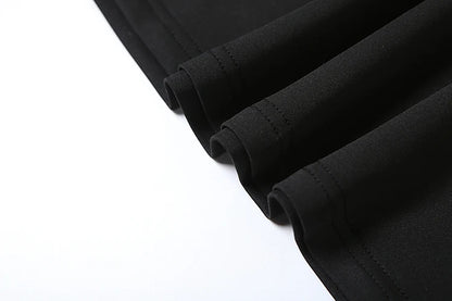 Sisterlinda Backless Fashion Dresses Elegant Halter Patchwork Draped Maxi Bodycon Female Solid Simple Evening Party Frock New