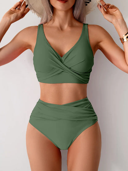 Summer Sexy Bikinis Push Up Swimsuits Women Swimwear For Female Beach Swim Wear Bathing Suits High Waist Bikini Set Pool Bather