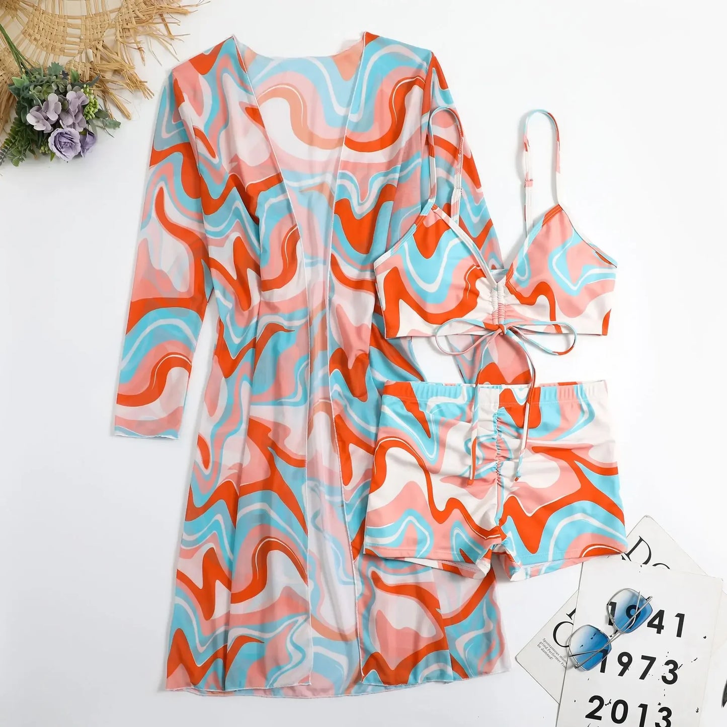 2024 Sexy Separate Swimsuits Tankini Female Swimwear Sports Beach Wear Two Piece Bathing Suits Girls Pool Women Swimming Suit