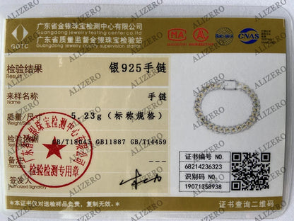 Fine 925 Sterling Silver Noble Nice Chain Solid Bracelet for Women Men Charms Party Gift Wedding Fashion Jewelry Hot Model