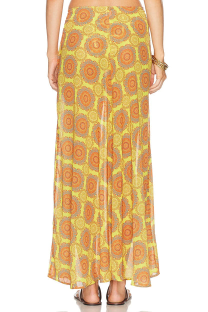 2025 New High Quality Elegant One Piece Swimsuit And Skirt Print Deep-V Lace-up Women Bikini Set Swimwear Party Bathing Suit