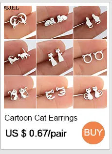 SMJEL Multiple Stainless Steel Stud Earrings for Women Girls Fashion Minimalist Skull Ghost Music Earrings Jewelry Punk Gifts