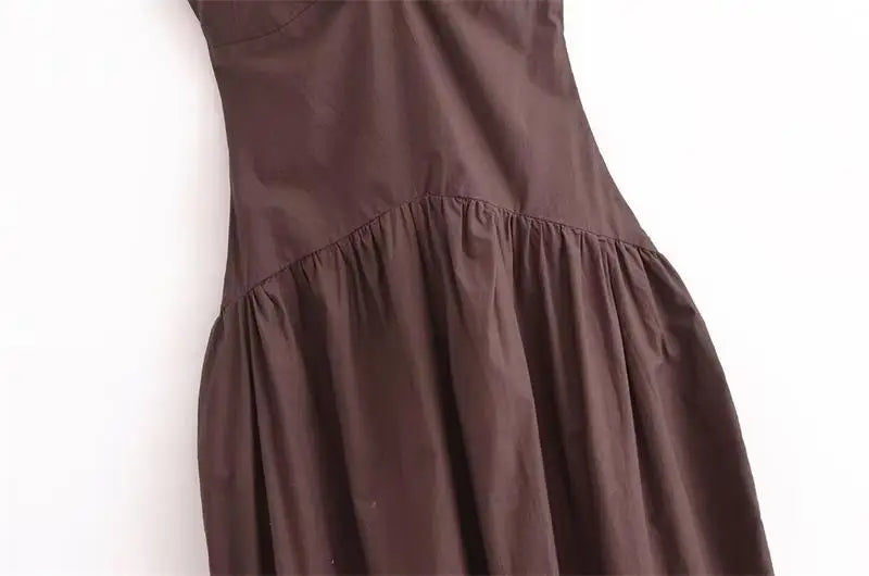 Dresses Summer Women's 2025 New Chic Tube Top Hanging Neck Holiday Dress Women's Street Fashion Party Long Dress