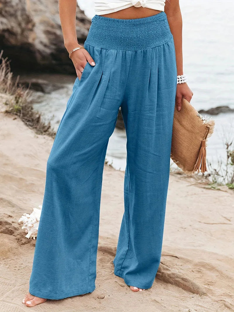 New Spring Women's Casual Pants, Casual Style, Comfortable Mid Waist Long Pants for Women