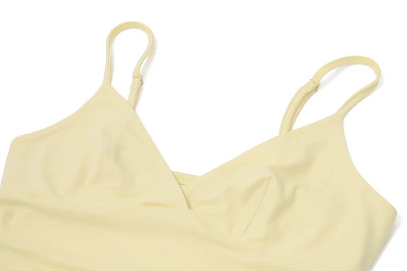 WhereMery Casual Solid Off Shoulder V-neck Slim A-line Dress Sexy Fashion Sleeveless Streetwear Mini Dresses Summer New Vestidos