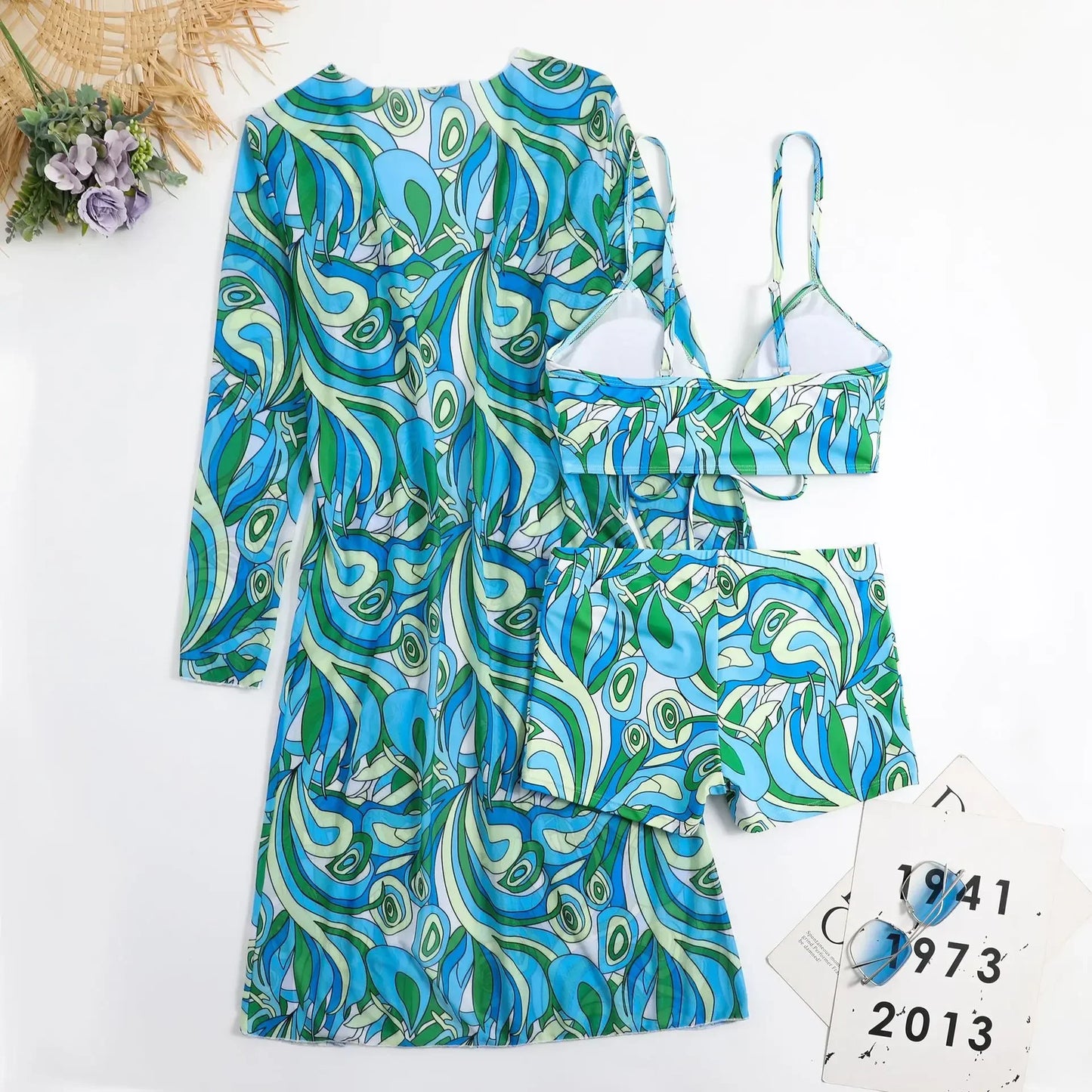 2024 Sexy Separate Swimsuits Tankini Female Swimwear Sports Beach Wear Two Piece Bathing Suits Girls Pool Women Swimming Suit